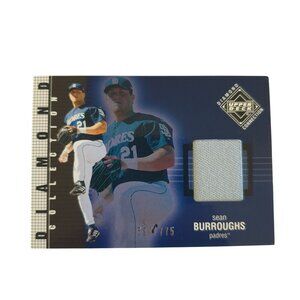 Sean Burroughs Upper Deck Diamond Collection Jersey Card Padres Limited 594/775